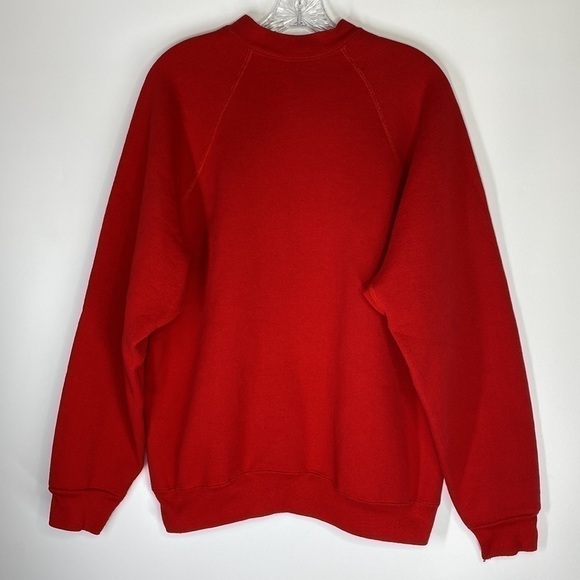 Discus Athletic Red Raglan Sleeve Crewneck Sweatshirt XL - Picture 2 of 7